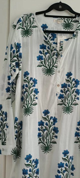 Vestido Caftán Natura Talla L