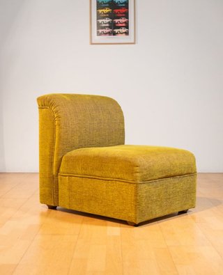 Sillón modular vintage chartreuse