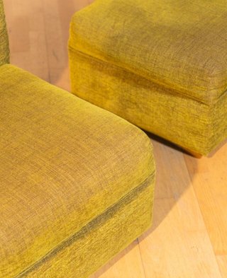 Sillón modular vintage chartreuse