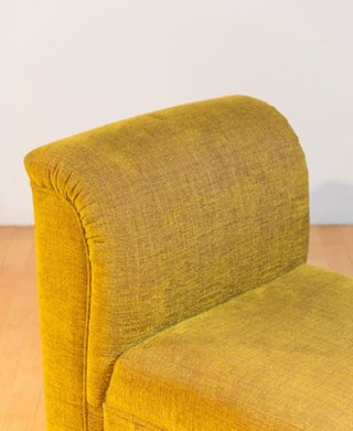 Sillón modular vintage chartreuse