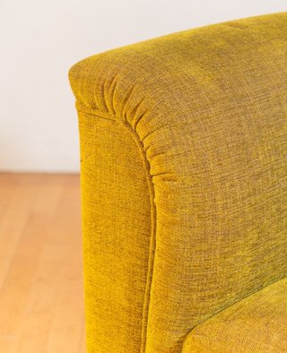 Sillón modular vintage chartreuse