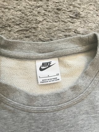 Sudadera Nike Gris Talla S