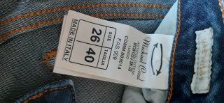 Jeans vita alta gamba dritta TAGLIA 40