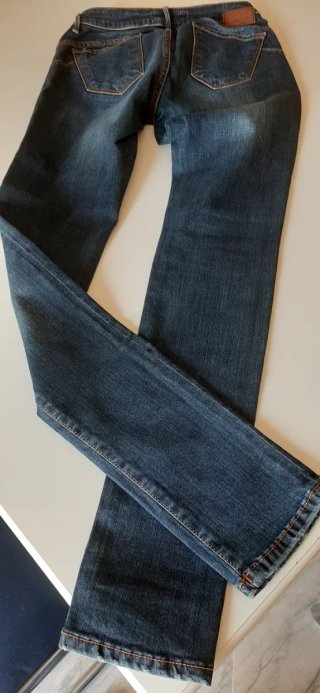 Jeans vita alta gamba dritta TAGLIA 40