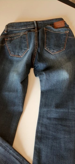 Jeans vita alta gamba dritta TAGLIA 40
