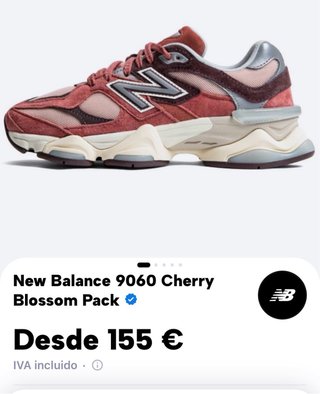 New Balance 9060 Gris y Rosa