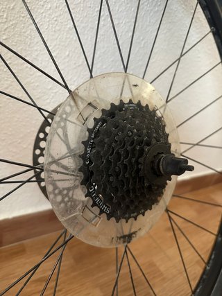 Rueda trasera 29” Giant con disco y piñones