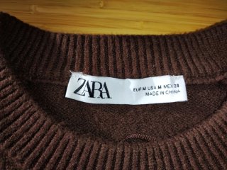 Jersey Zara manga abullonada talla M