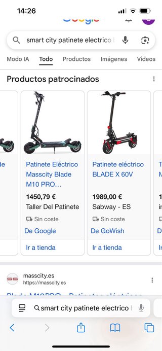 Patinete Eléctrico MADCITY BLADE M10 PRO