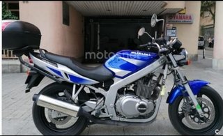 Suzuki GS 500 Azul/Plata