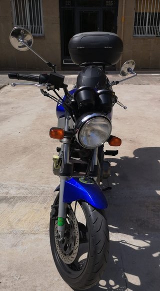 Suzuki GS 500 Azul/Plata