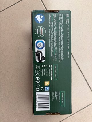 Soldador Parkside 4V Recargable Nuevo. Sin abrir