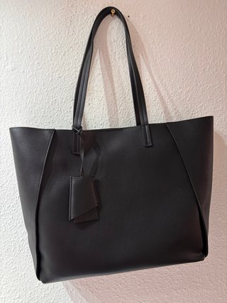Bolso Tote Zara Negro