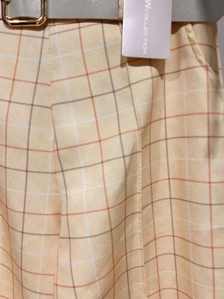 Pantalones de cuadros amarillos