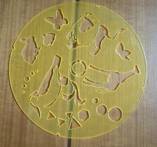 Paneles de dibujo con ruedas dentadas