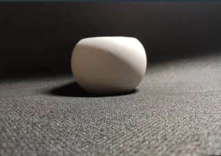Portavelas de cerámica y piedra