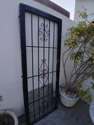 Puerta Reja Seguridad Hierro Forjado