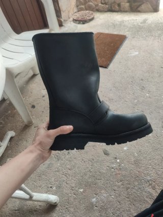 Botas motero Dikerman Factory negras
