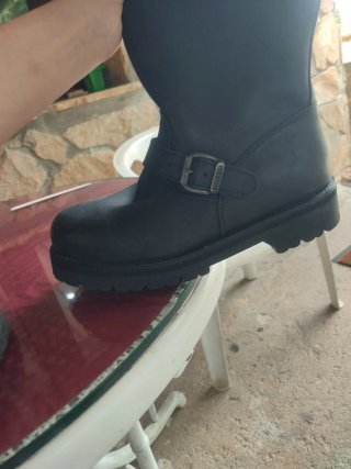Botas motero Dikerman Factory negras