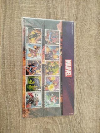 Sellos Marvel Royal Mail UK