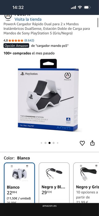 Cargador Mando PS5 PlayStation