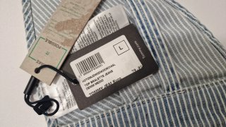 Top Tommy Jeans righe blu e bianche