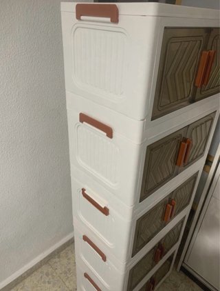 Estantería almacenamiento de plástico