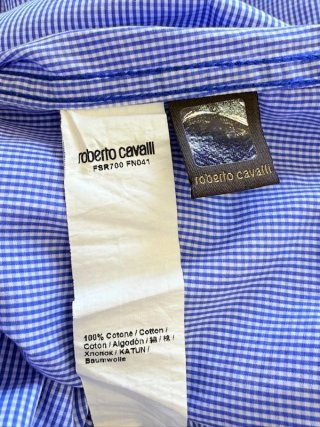 Camicia Roberto Cavalli uomo Taglia 40 L A Quadri