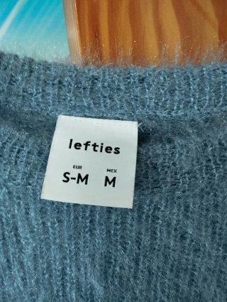Jersey azul Lefties peludo