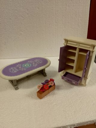Set di mobili Playmobil per casa delle bambole o decorazione