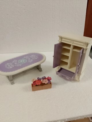 Set di mobili Playmobil per casa delle bambole o decorazione