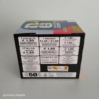 Panini World Cup 2026 Stickers caja 50 sobres