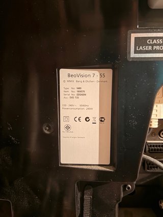 Bang & Olufsen Beovision 7 - 55 TV