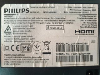 TV LED Philips 24 para reparar o despiece
