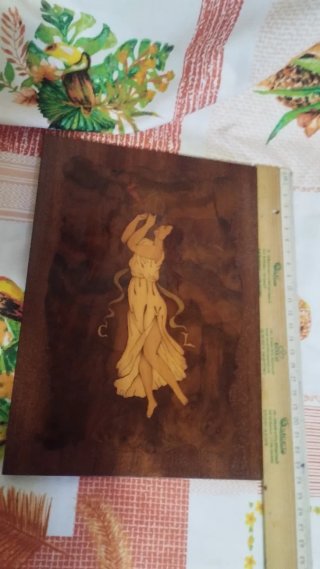 Dea porta fortuna in legno