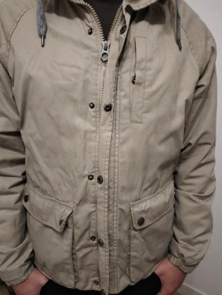 Abrigo de hombre Talla L + Jersey Talla M. Marca S