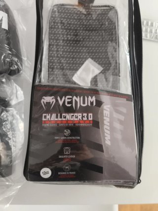 Guantes Boxeo Venum Challenger 3.0 12oz Negros