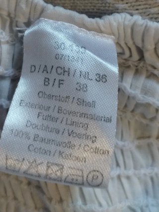 Vestito donna bianco in cotone