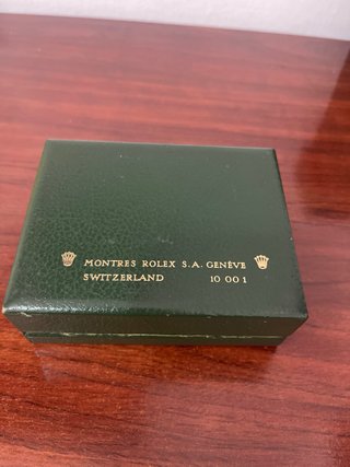 Caja Reloj Rolex Vintage Verde