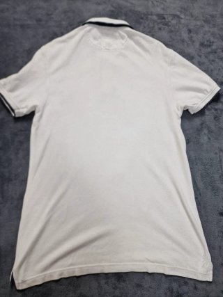 Polo Levi's S Bianco Logo Rosso
