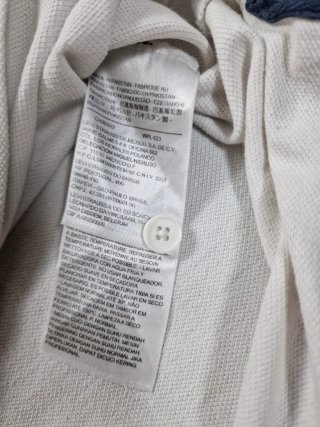 Polo Levi's S Bianco Logo Rosso