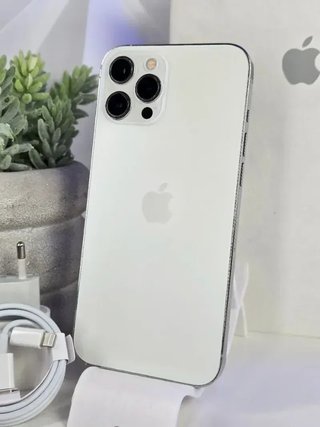 iPhone 12 Pro Max Batería 100% Blanco Plata