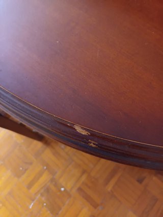 Conjunto comedor madera y cristal
