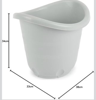 Cubo de baño anticólicos para recién nacidos hasta