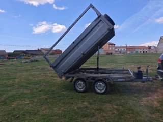 Remolque basculante 750kg 2 ejes