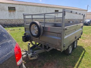 Remolque basculante 750kg 2 ejes