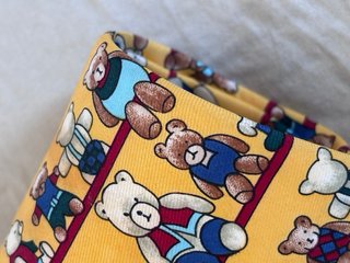 Corbata de seda con ositos
