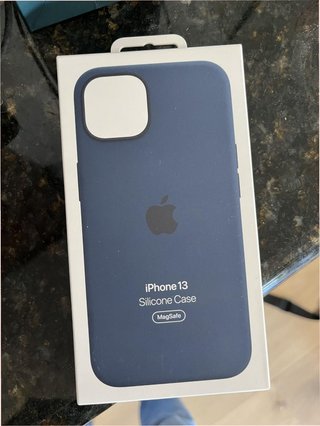 Funda Silicona iPhone 13 MagSafe Azul