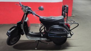 Defensa Vespa 200 y caballete lateral.