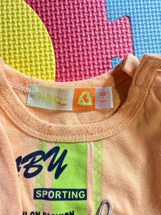 Camiseta bebé 1-3 meses